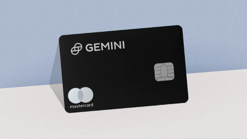 Cartão de crédito Gemini.