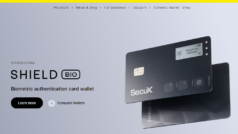 Carteira de criptografia anônima SecuX sem KYC.