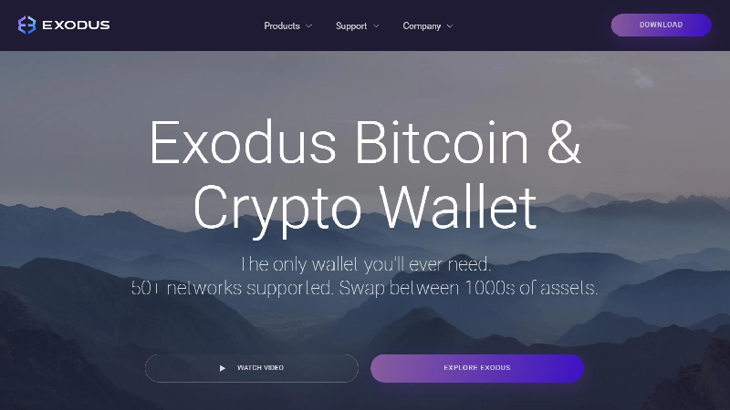 Exodus: carteira criptográfica anônima sem KYC.