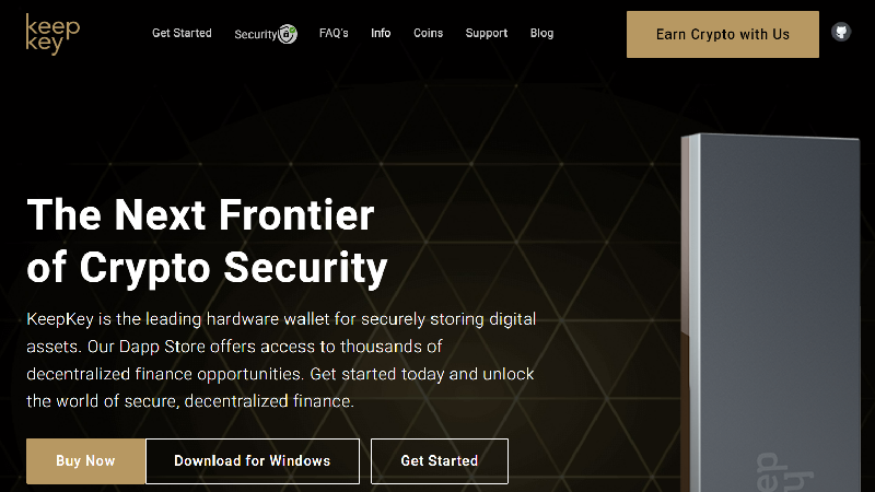 Carteira de criptografia KeepKey.