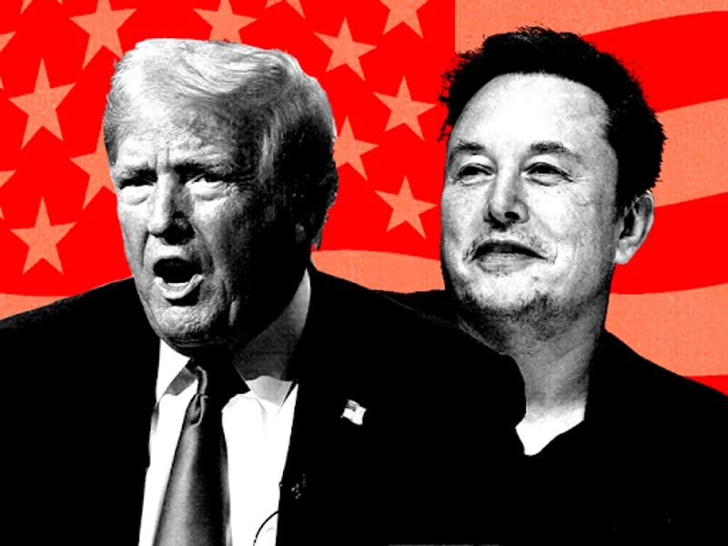 Trump e Musk em uma entrevista de duas horas na X Space